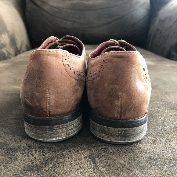 CITYGATE -6- Lovely Lace-up Oxfords with deep fuchsia lining - Picture 3 of 8